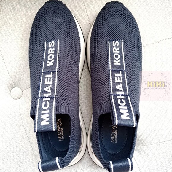Michael Kors Bodie Knit Slip-On Sneaker navy blue 49S5BDFP1D - Picture 7 of 10